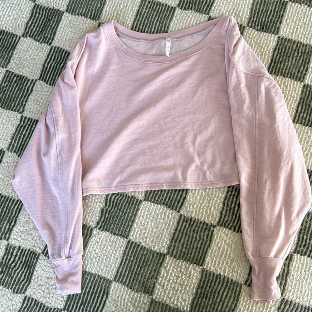 Free People Movement Hot Shot Super Crop Long Sleeve